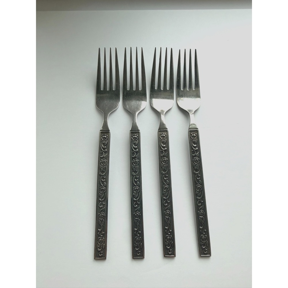Nasco Stainless Costellano-Davao - Japan - 4 Replacement Dinner Forks